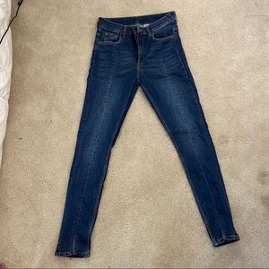 H&M jeans with ankle detail
